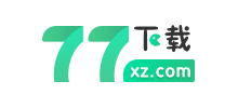 77下载logo,77下载标识